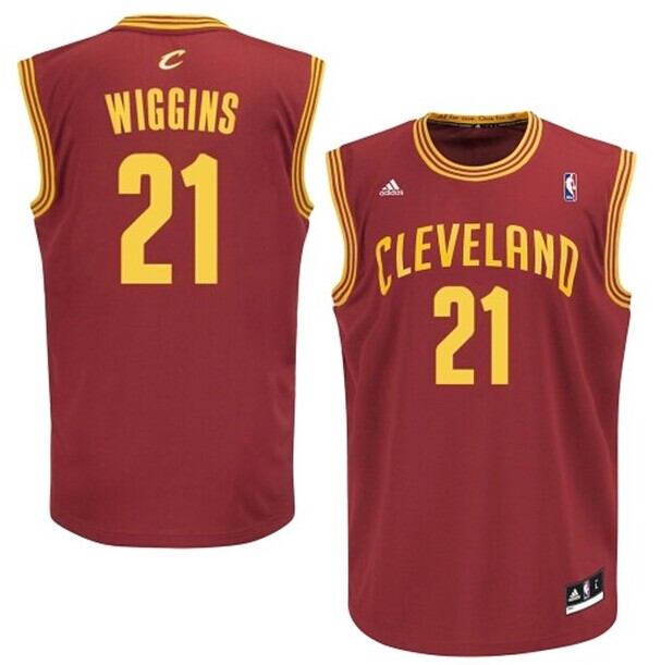 Andrew Wiggins, Cleveland Cavaliers [Rouge] - Cliquez sur l'image pour la fermer